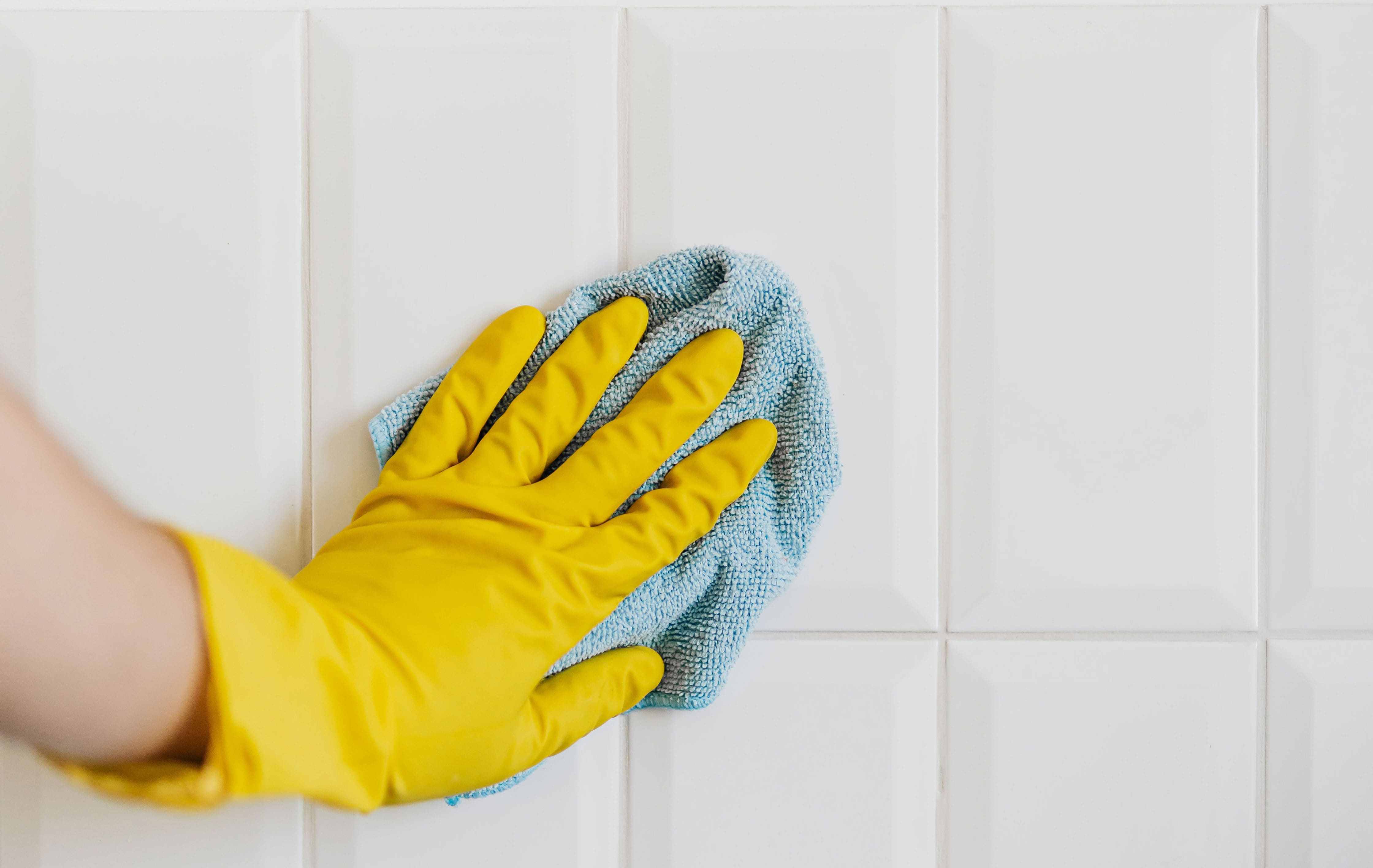 sanitizing wall tile